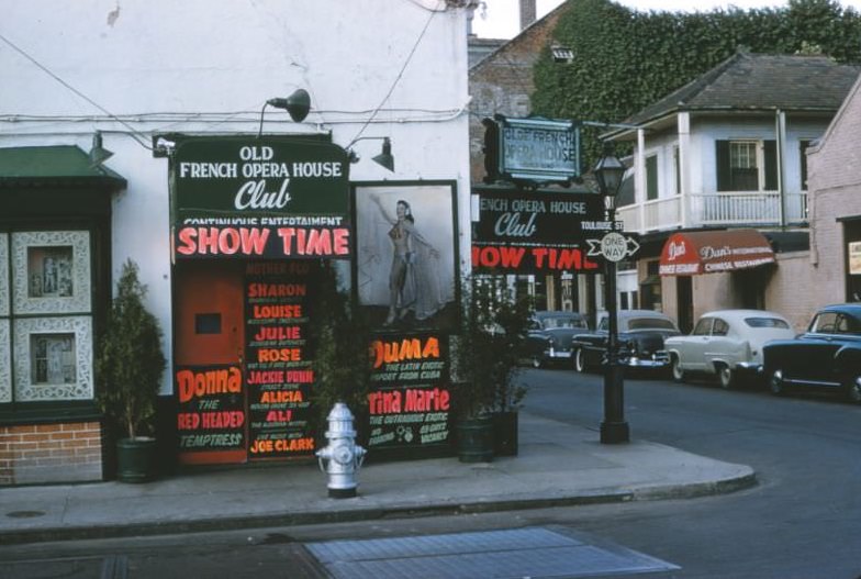 #115 Show Time. “Donna the Red Headed Temptress”, New Orleans, 1956.