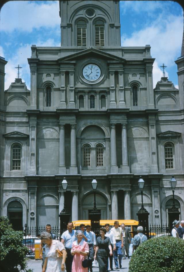 #117 St. Louis Cathedral, New Orleans, 1956.