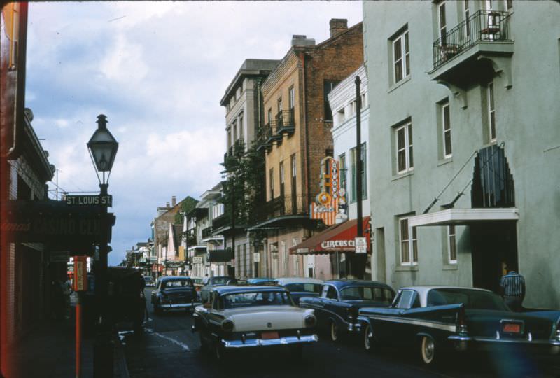 #118 St. Louis Street, New Orleans, 1956.