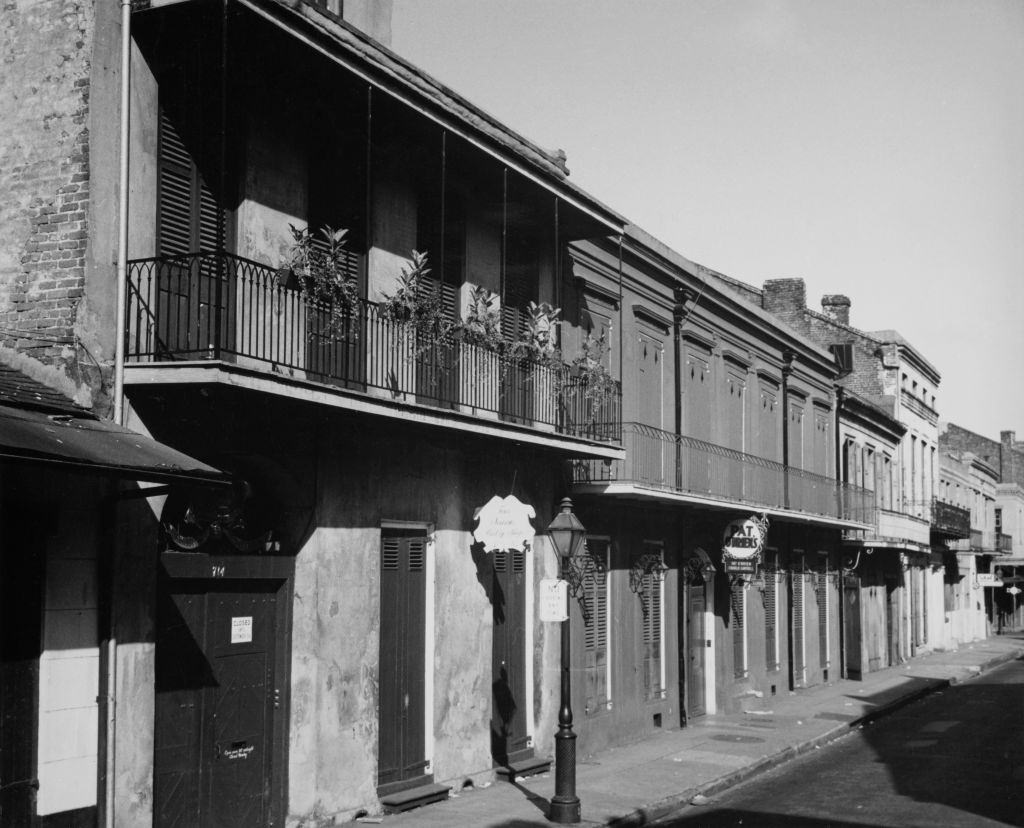 #25 St Peter Street, New Orleans, 1955.