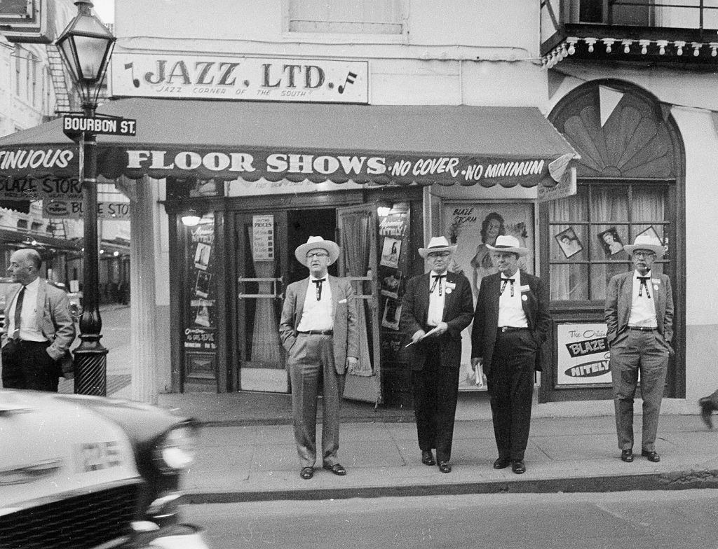 #83 Bourbon Street- 1959, New Orleans