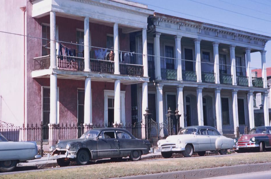 #41 Tenements on Annunciation near Melpomene, New Orleans, 1951.