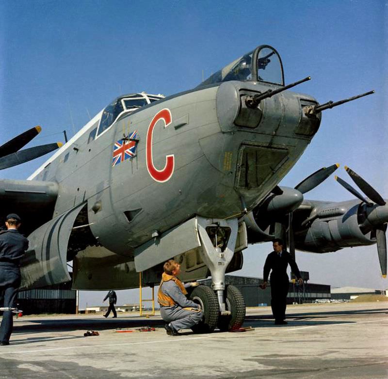 #42 Sergeant Michael ‘Jacko’ Jackson, air engineer of Avro Shackleton MR.3 XF707 of No. 206 Squadron, 1964