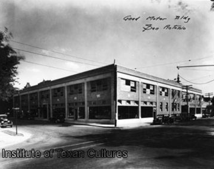 #32 Goad Motor Company, southwest corner of Lexington Avenue and Dallas Street, San Antonio, 1927