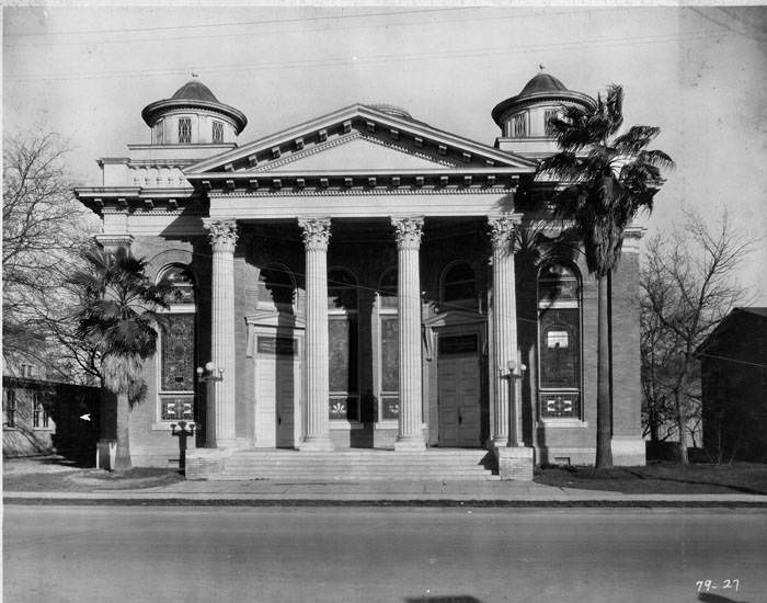 #80 Exterior of Central Christian Church, 716 Main Avenue, San Antonio, 1927