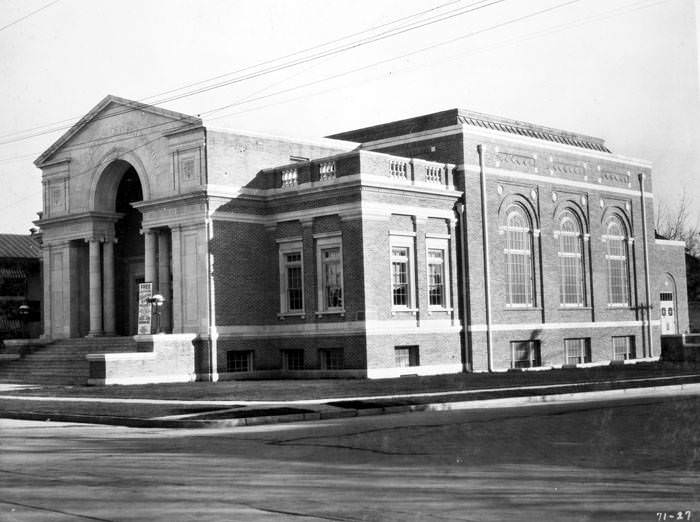#106 Exterior of Second Church of Christ Scientist, 230 W. Magnolia Avenue, San Antonio, 1927