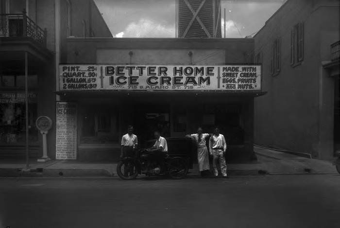 #129 Better Home Ice Cream Company, 715 S. Alamo Street, San Antonio, 1928