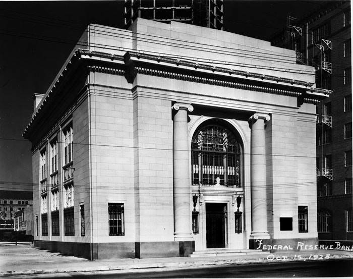 #137 Exterior of the Federal Reserve Bank, 127 Navarro Street, San Antonio, 1928