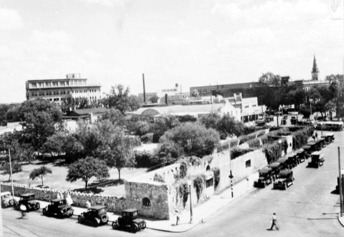 #145 Northwest corner of Alamo Compound, San Antonio, 1924