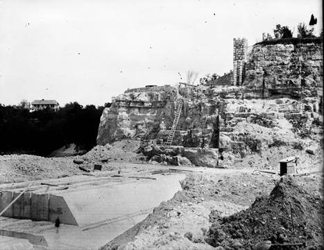 #18 Olmos Dam under construction, 1926