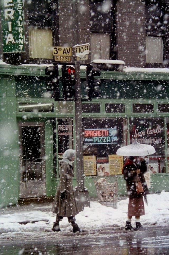 #12 Snowfall, New York, 1952