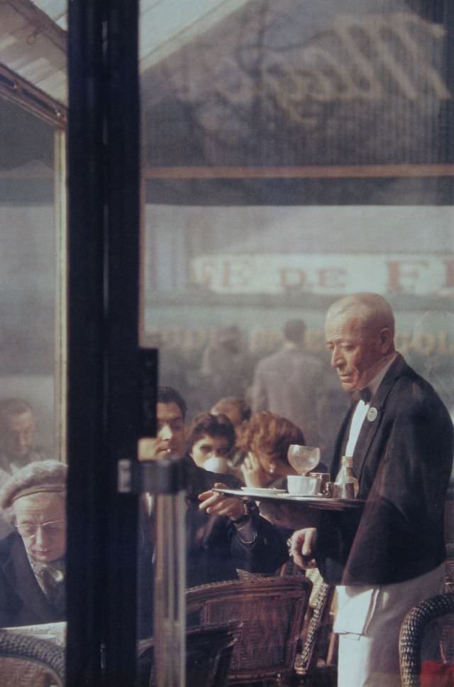 #40 Waiter, Paris, 1959