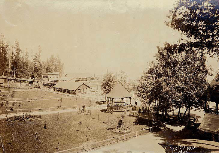 #66 Leschi Park on Lake Washington, Seattle, 1890