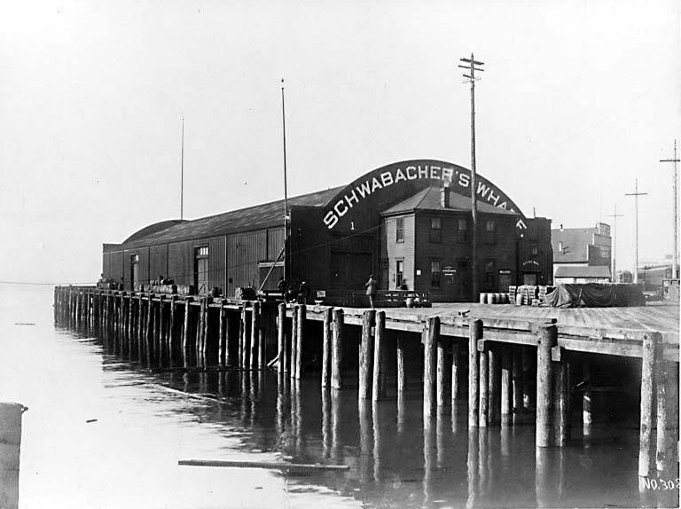 #164 Schwabacher’s Wharf, foot of Union Street, 1890