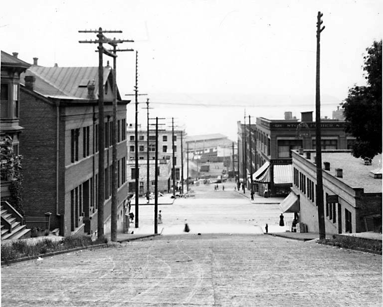 #168 Seneca Street, looking toward the waterfront, 1894