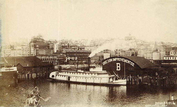 #171 Waterfront in the vicinity of Main St., Seattle, 1892.