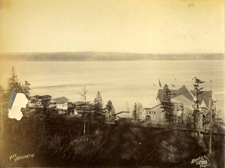 #67 View over Lake Washington and Leschi Park, Seattle, 1889