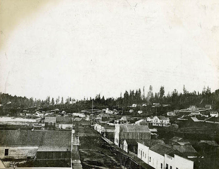#27 View north from 1st Ave. S. and S. Washington Street, 1870