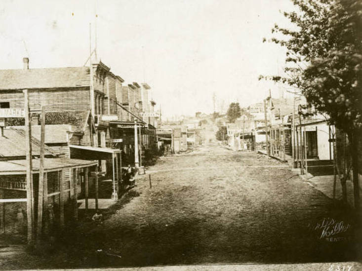 #31 1st Ave. north from Yesler Way, 1878