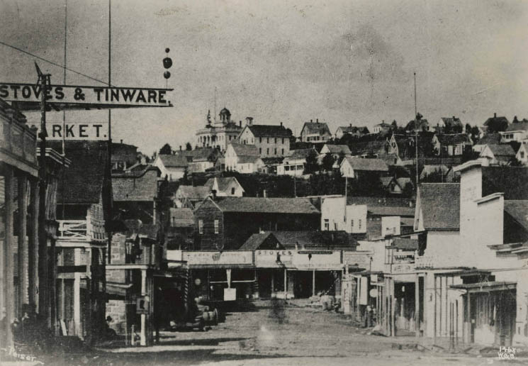 #33 1st Ave. S. north from S. Main Street, 1871