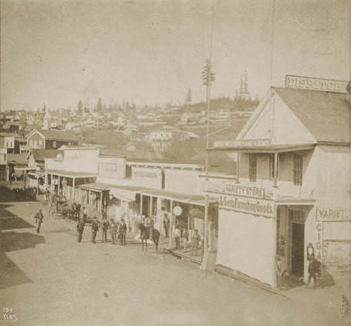 #34 1st Ave. S. north from S. Washington Street, 1870