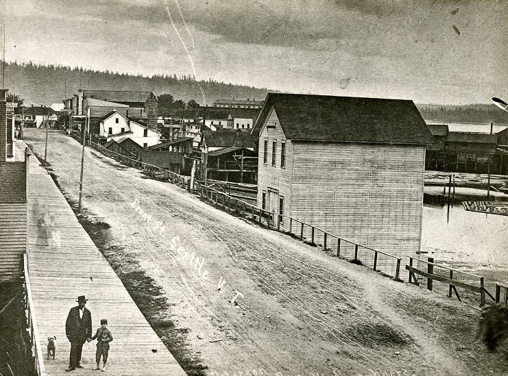 #37 1st Avenue, south from Madison Street, 1879