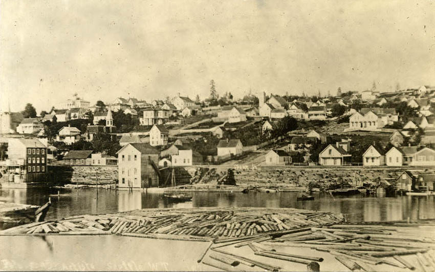 #51 Seattle waterfront from Elliot Bay, 1878