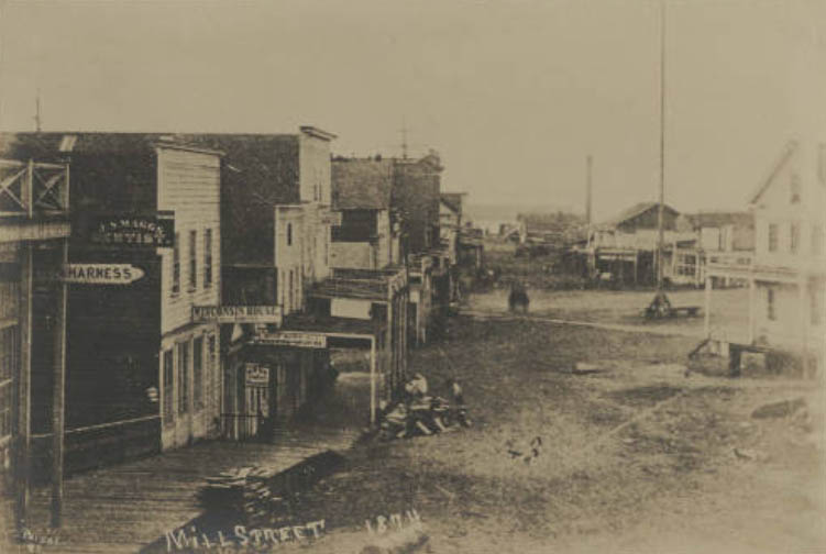 #68 Yesler Way west from 2nd Avenue, 1874