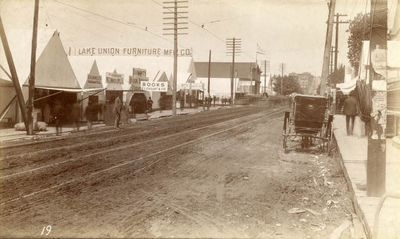 #97 Reconstruction near 2nd Ave. and Madison Street, June 1889