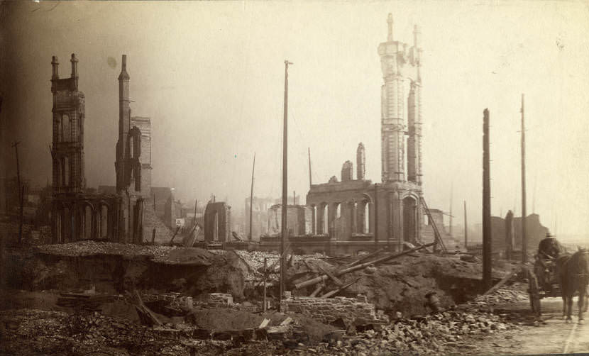 #100 Ruins of the Occidental Hotel, June 1889