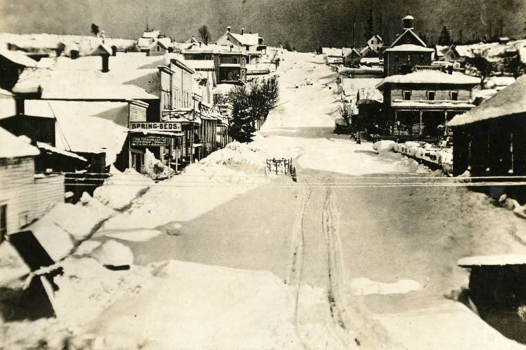 #109 View east from 1st Ave. and Cherry Street, 1880