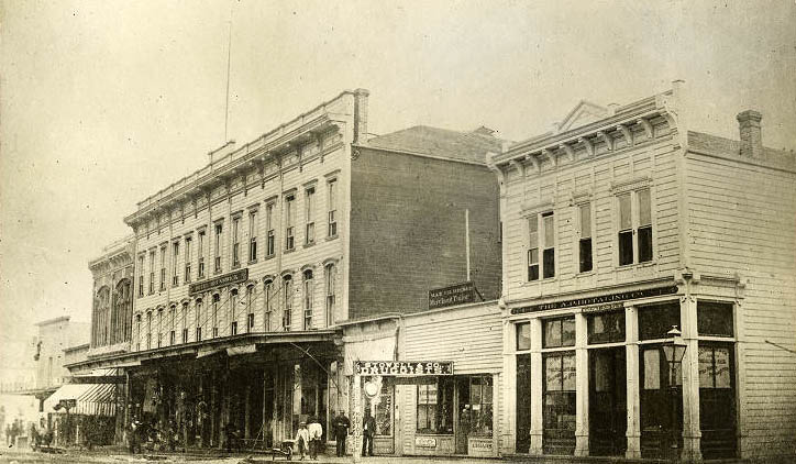 #111 View NE from 1st Ave. S. and S. Main Street, 1880