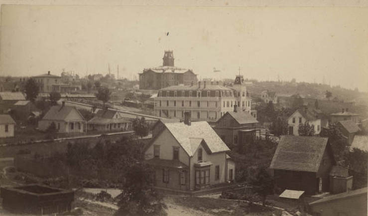 #119 View SE from 4th Ave. and Seneca Street, 1883