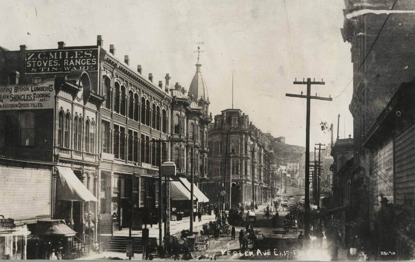 #127 Yesler Way looking east, June 5, 1889