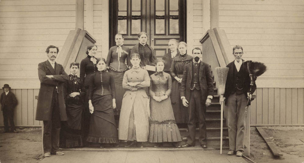 #143 Central School faculty on opening day, May 7, 1883