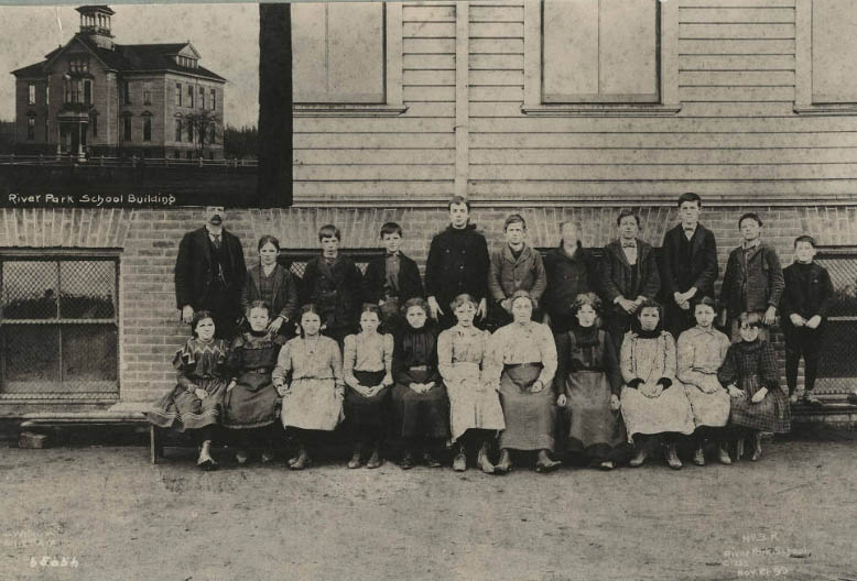 #198 Class of South Park School, November 21, 1899