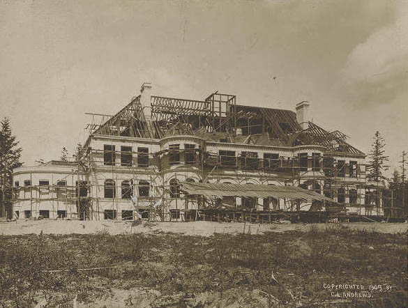 #99 Construction of Denny Hall, 1895