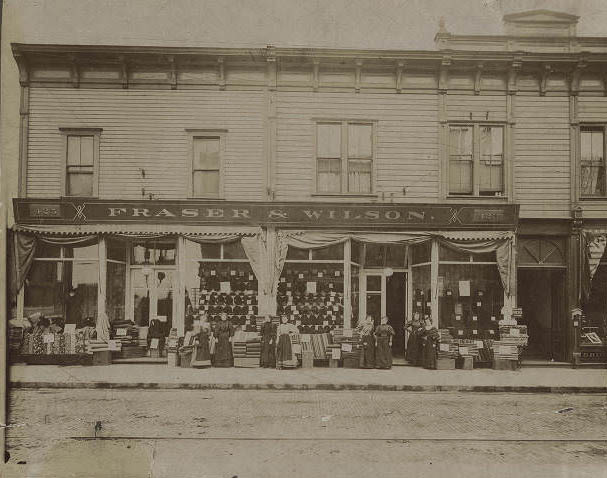 #211 Fraser and Wilson Store on Pike Street, 1895