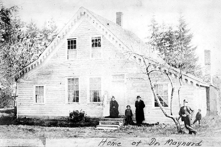 #3 Dr. David Swinson Maynard residence near Alki, 1873