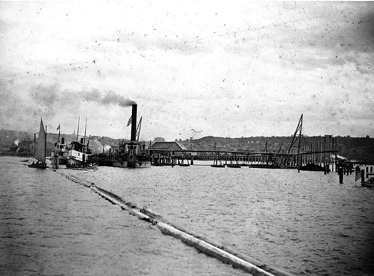 #51 Dredging operation for the Seattle and Lake Washington waterway, July 29, 1895