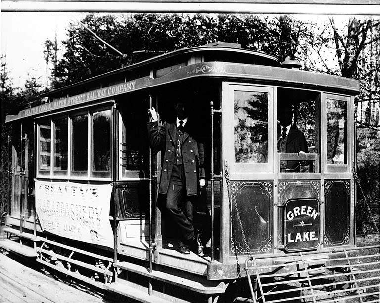 #54 Electric streetcar of the Seattle Consolidated Street Railway, 1894