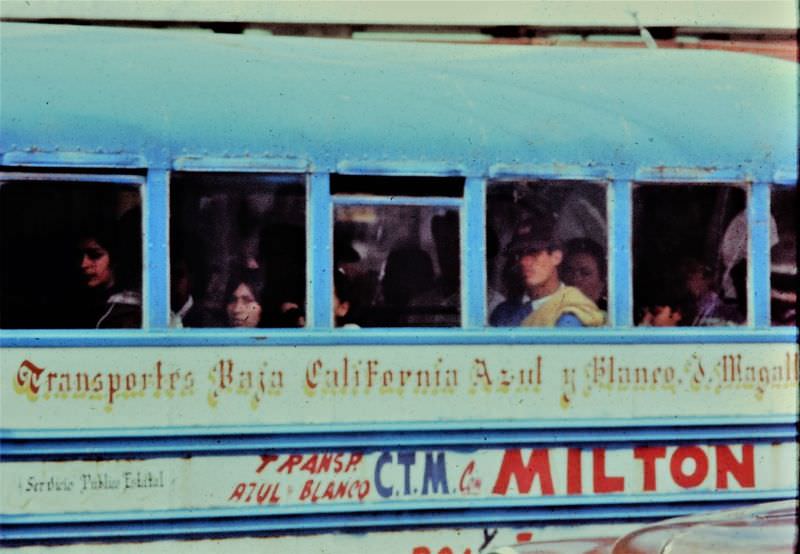 #1 Baja California bus to somewhere, Tijuana, 1971