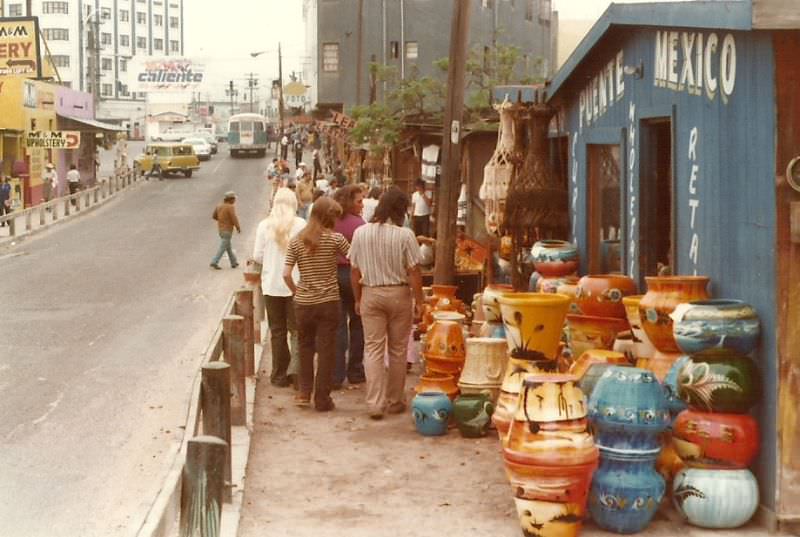 #29 Shopping in Tijuana. Not far from the U.S. and Mexico border, 1977