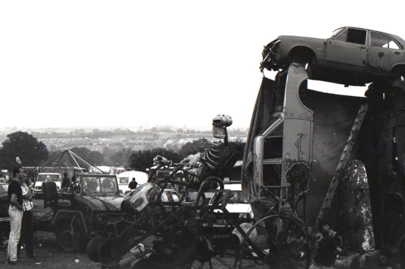 The Bizarre Artworks from Scrapped Cars by the Mutoid Waste Company from the 1980s Artworks