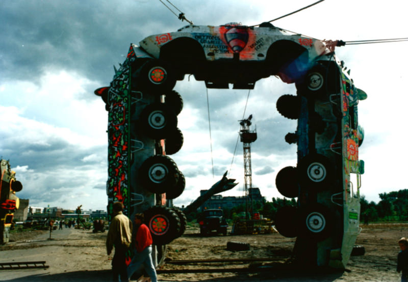 #26 The Bizarre Artworks from Scrapped Cars by the Mutoid Waste Company from the 1980s #26 Artworks