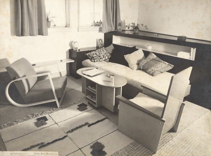 #24 Girls room interior, 1930s
