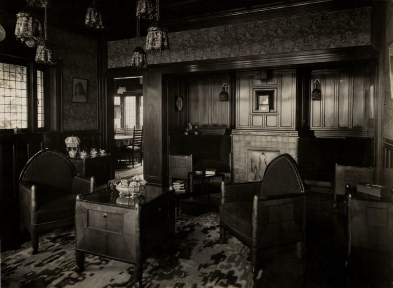 #34 Living room interior, 1930s