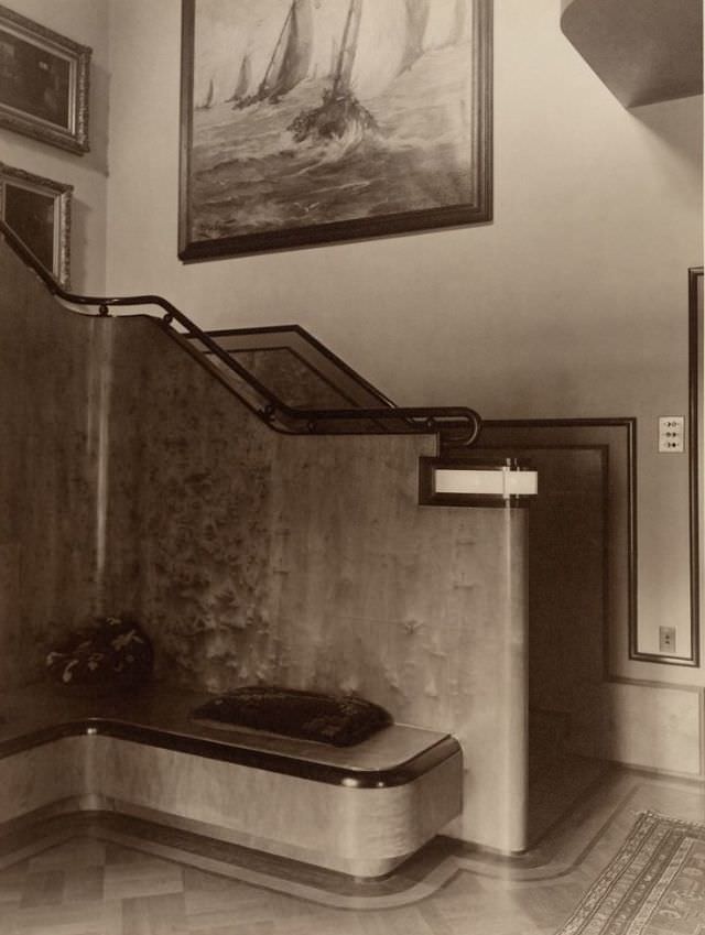 #40 Staircase interior, 1930s
