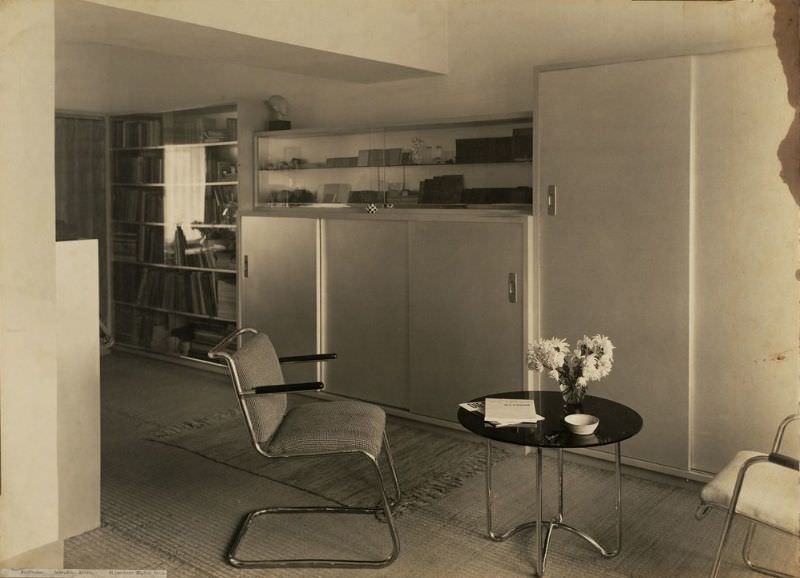 #42 Study interior, Sijzenlaan 50, Den Haag, 1930s