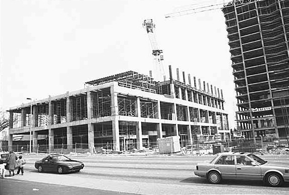 #16 Bellevue Place under construction, Bellevue, March 12, 1988